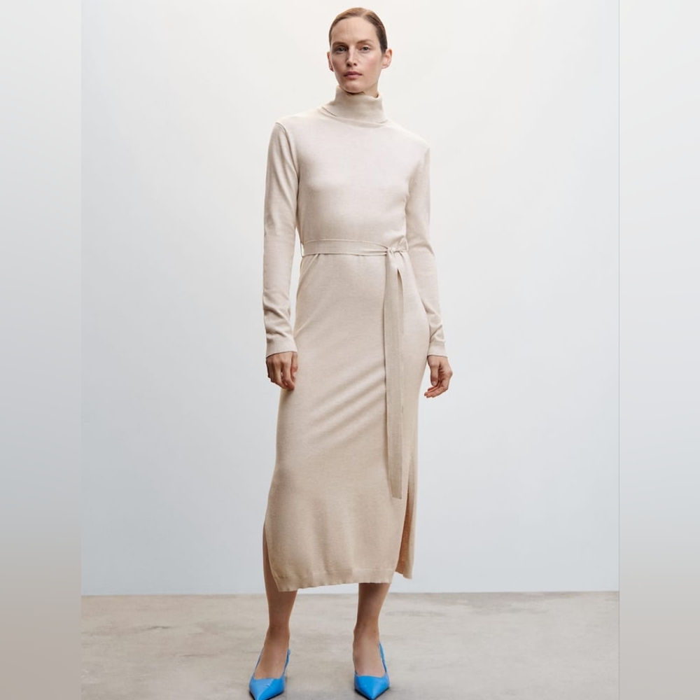🔥Last 2🔥 MANGO turtleneck knit dress - Picture 4 of 4